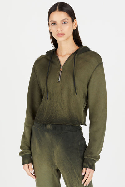 Brooklyn Crop Zip - Cotton Citizen