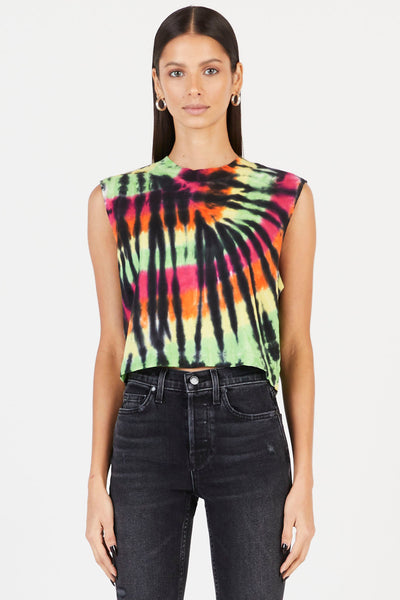 Tokyo Crop Muscle Tank - Cotton Citizen